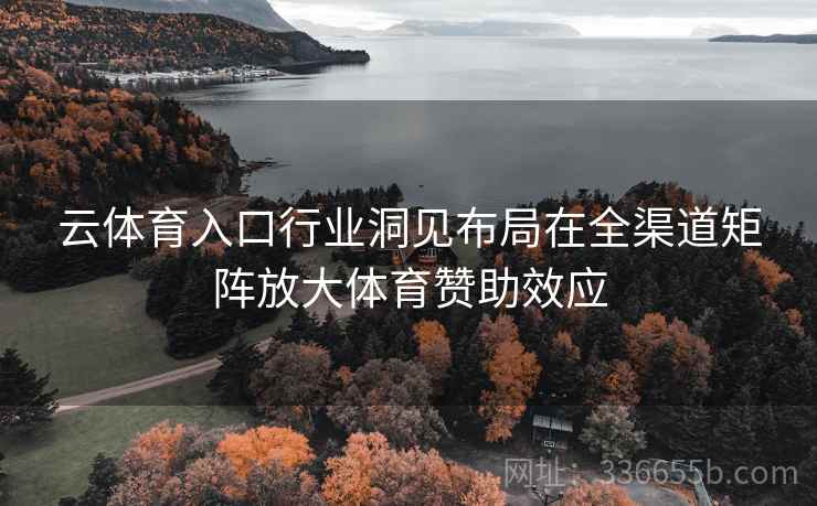云体育入口行业洞见布局在全渠道矩阵放大体育赞助效应 云体育入口行业洞见布局在全渠道矩阵放大体育赞助效应