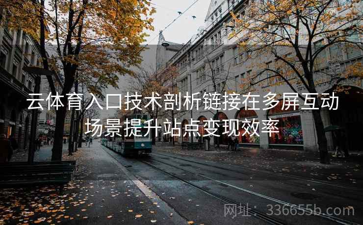云体育入口技术剖析链接在多屏互动场景提升站点变现效率